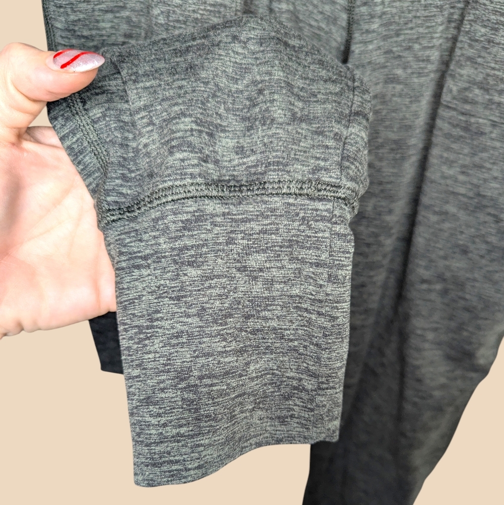 Aerie OFFLINE Joggers XS Gray Green High Waisted Foldover Athleisure Loungewear - Picture 7 of 13